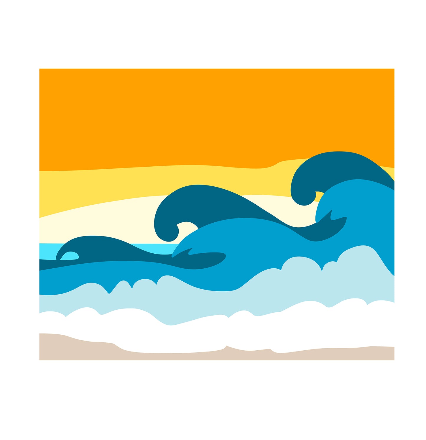 Orange Sky Sunrise - Rye, NH