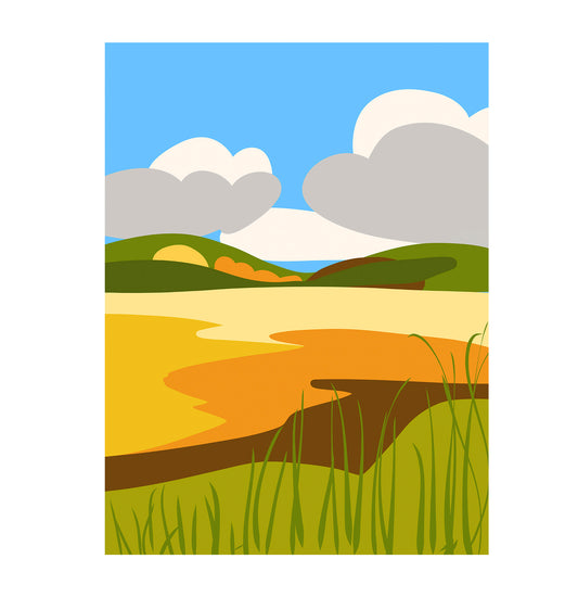 Parker River Salt Marsh- Note Card