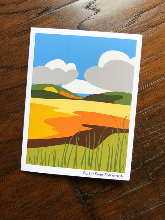 Parker River Salt Marsh- Note Card