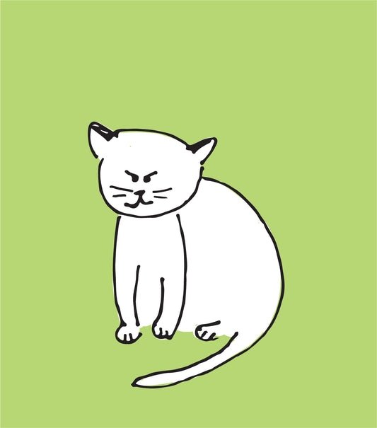 Big Head Grump Cat